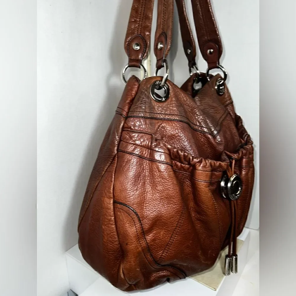 Authentic Distressed B. Makowski Hobo